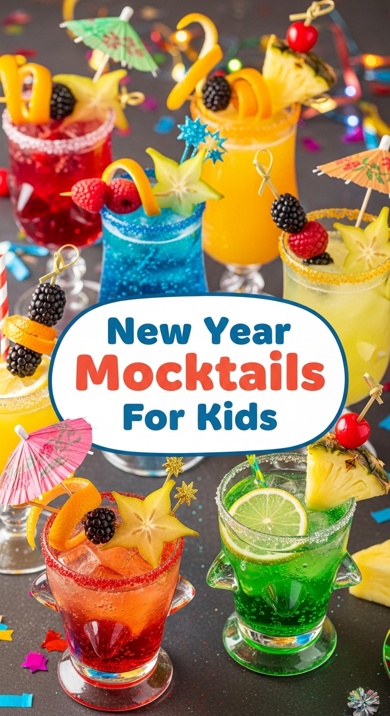 New Year Mocktails For Kids