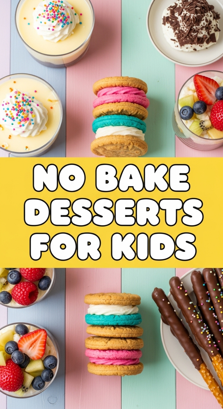 No Bake Desserts For Kids