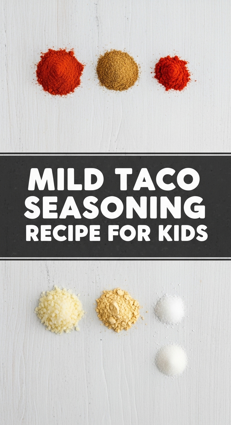 Mild Taco Seasoning Recipe For Kids