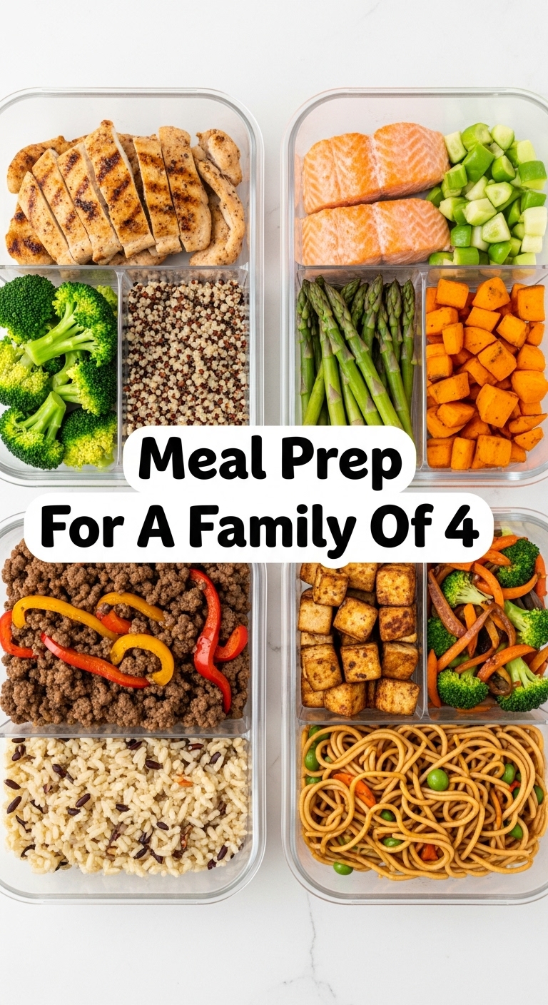 Meal Prep For A Family Of 4