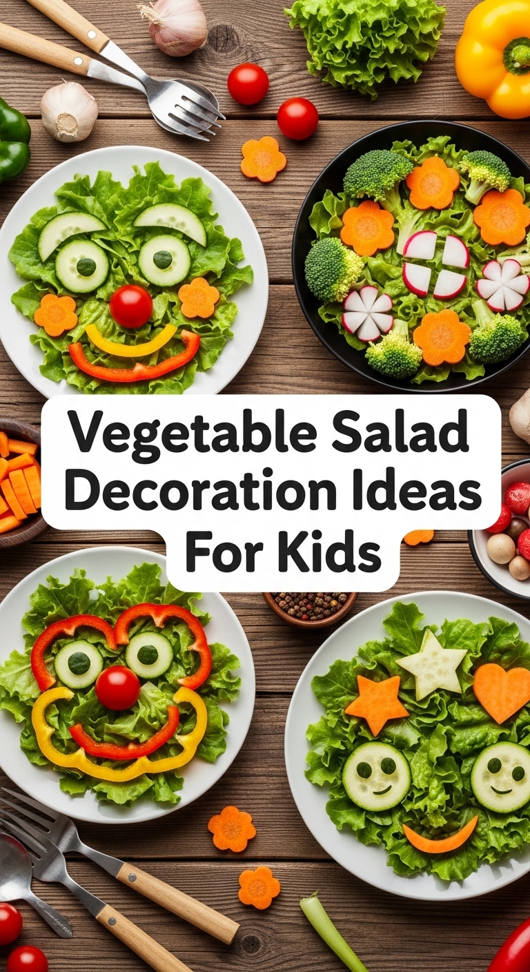 Vegetable Salad Decoration Ideas For Kids