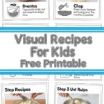 Visual Recipes For Kids Free Printable