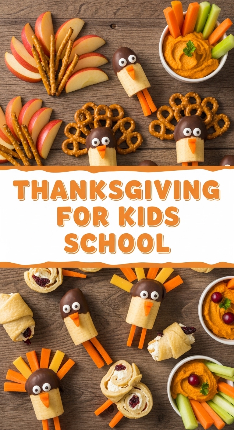 Thanksgiving Snacks For Kids School
