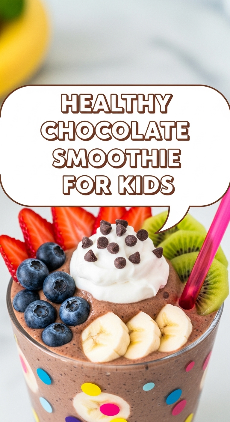 Healthy Chocolate Smoothie For Kids