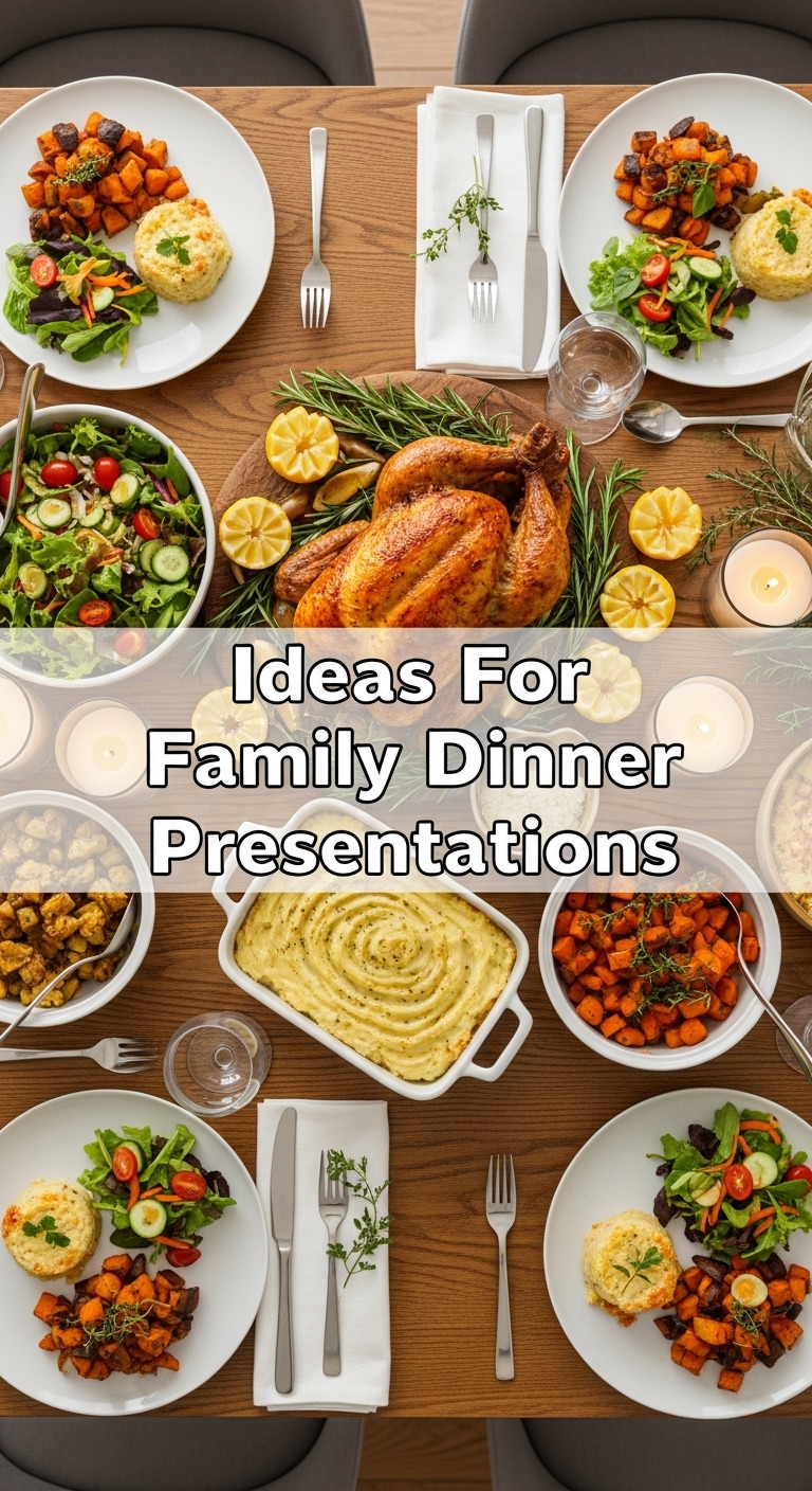 Ideas For Family Dinner Presentations