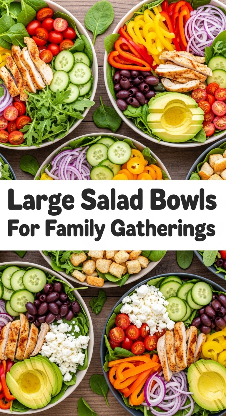 Large Salad Bowls For Family Gatherings