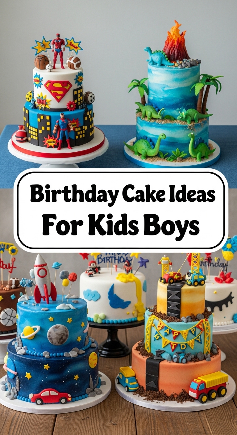 Birthday Cake Ideas For Kids Boys