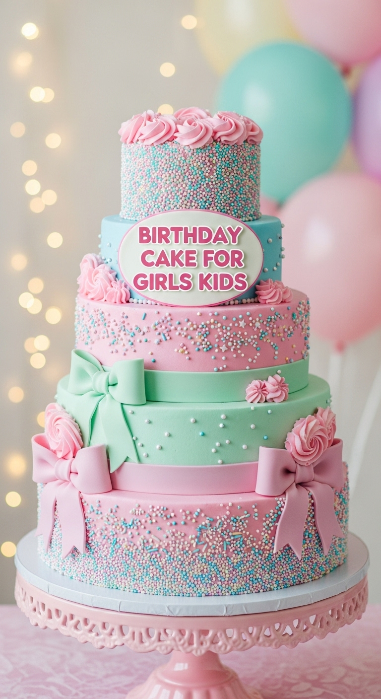 Birthday Cake For Girls Kids