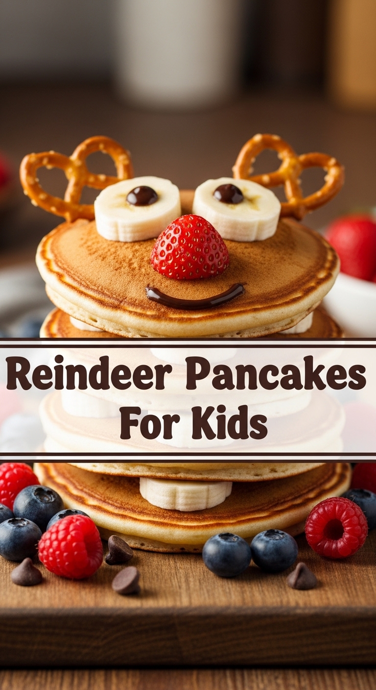 Reindeer Pancakes For Kids