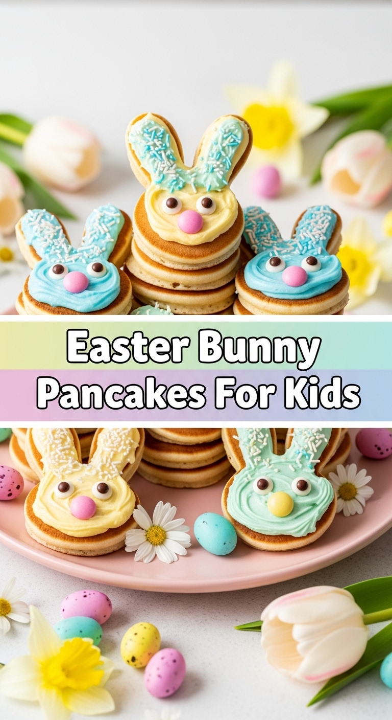 Easter Bunny Pancakes For Kids
