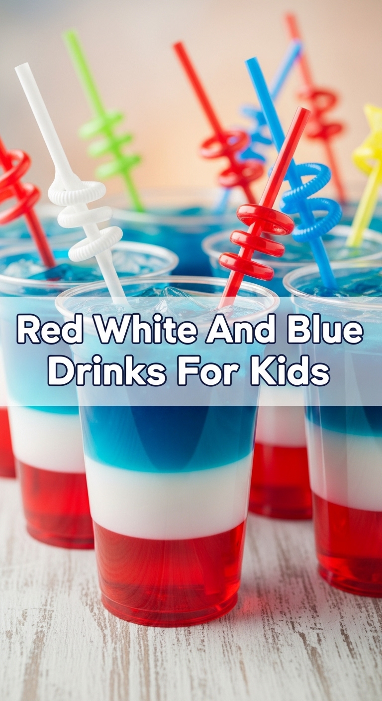 Red White And Blue Drinks For Kids