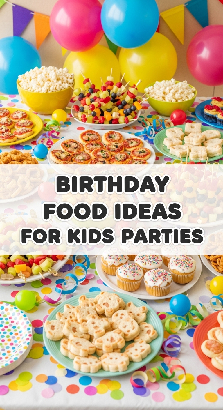 Birthday Food Ideas For Kids Parties