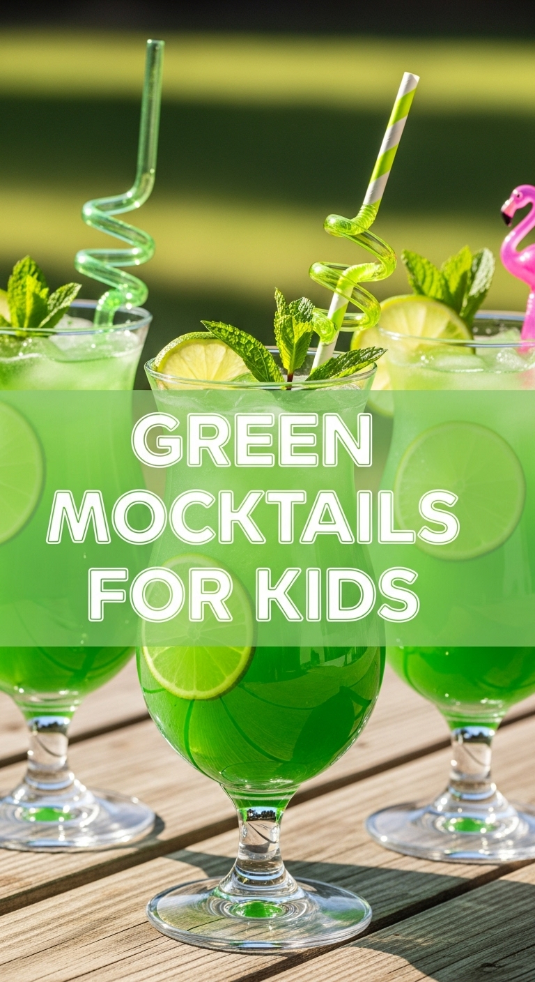 Green Mocktails For Kids