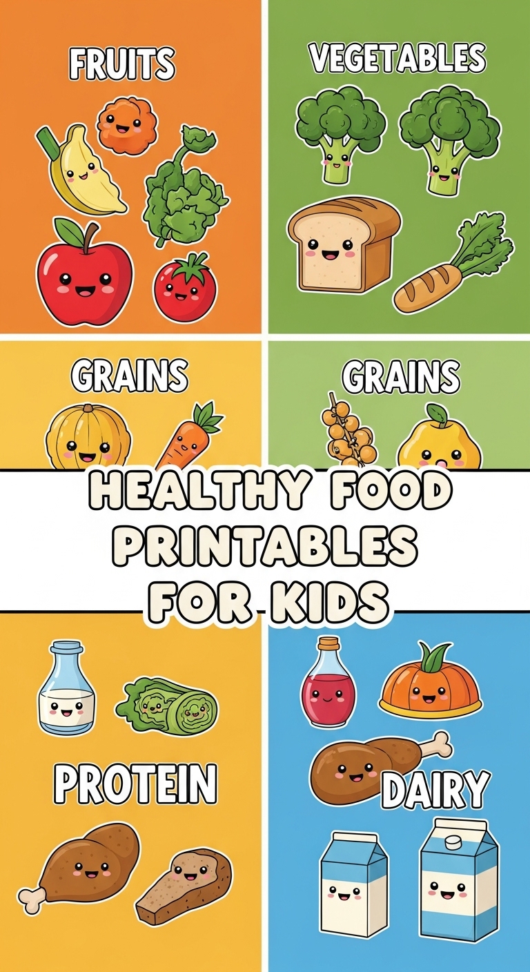 Healthy Food Printables For Kids