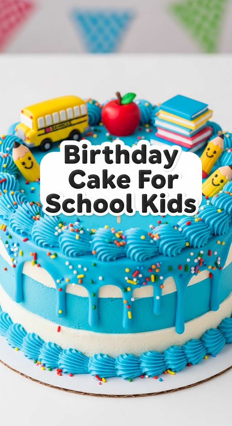 Birthday Cake For School Kids