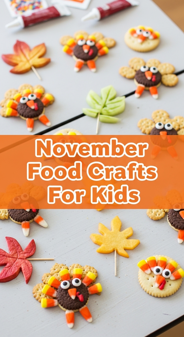 November Food Crafts For Kids
