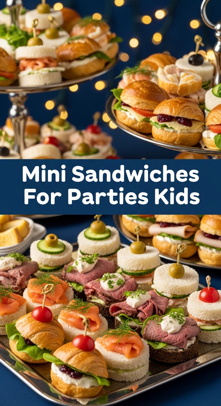 Mini Sandwiches For Parties Kids