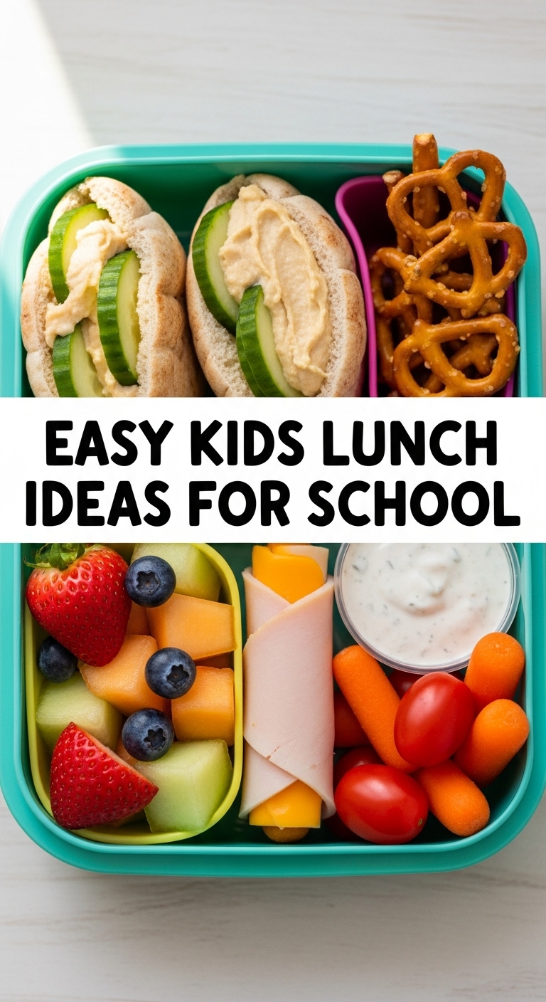 Easy Kids Lunch Ideas For School