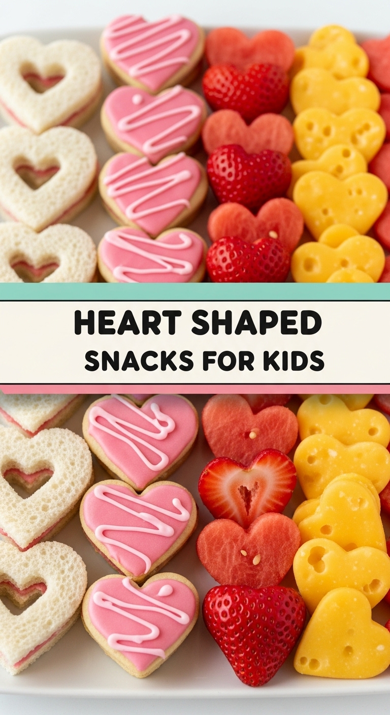 Heart Shaped Snacks For Kids