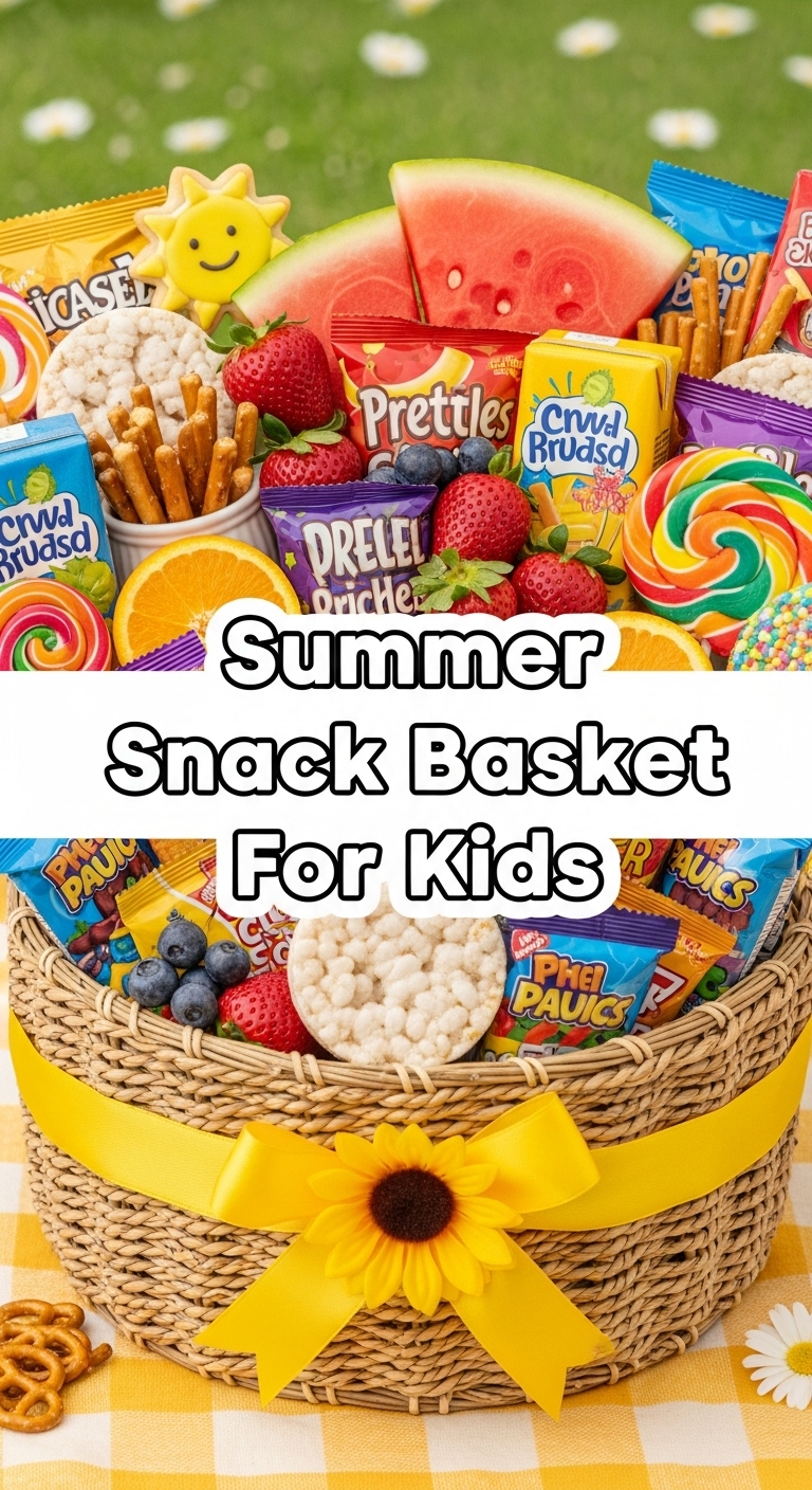Summer Snack Basket For Kids