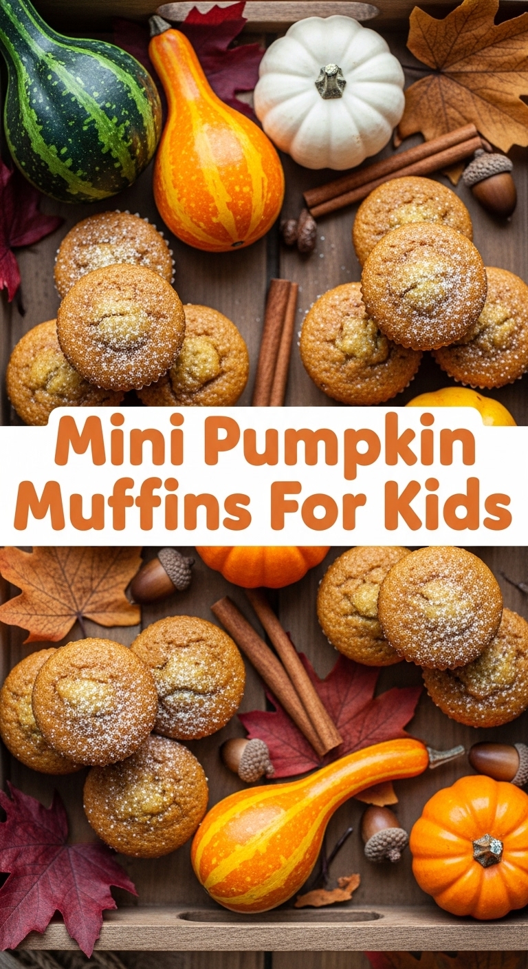 Mini Pumpkin Muffins For Kids