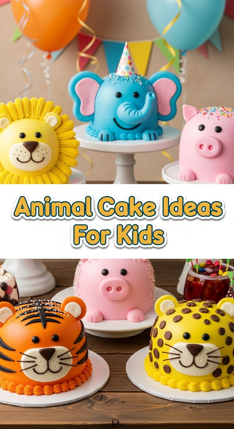 Animal Cake Ideas For Kids