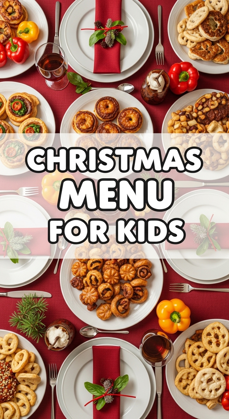 Christmas Menu For Kids