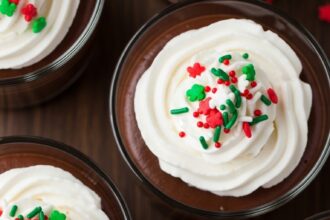 Christmas Pudding Cups For Kids