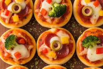 Mini Pizza Bites For Kids