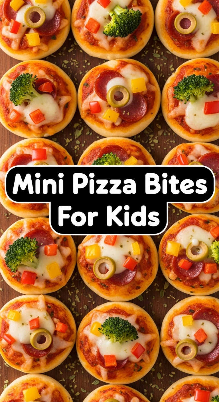 Mini Pizza Bites For Kids