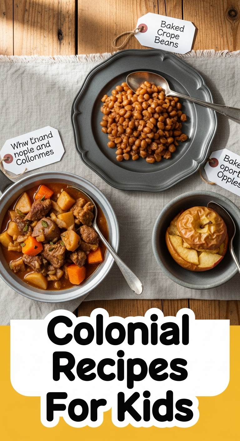 Colonial Recipes For Kids