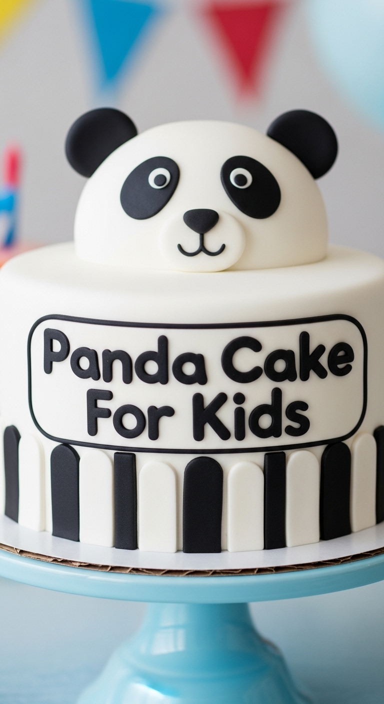 Panda Cake For Kids