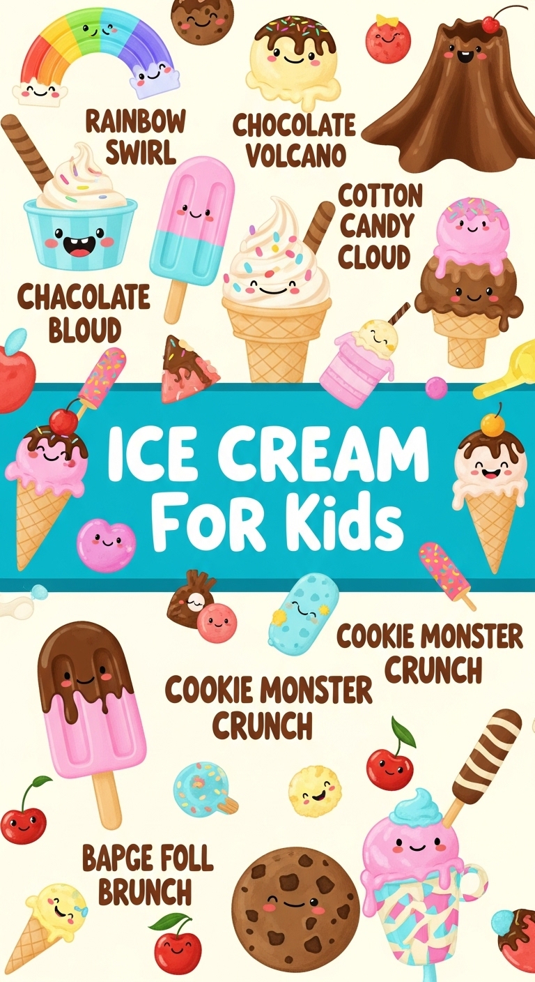 Ice Cream Menu For Kids
