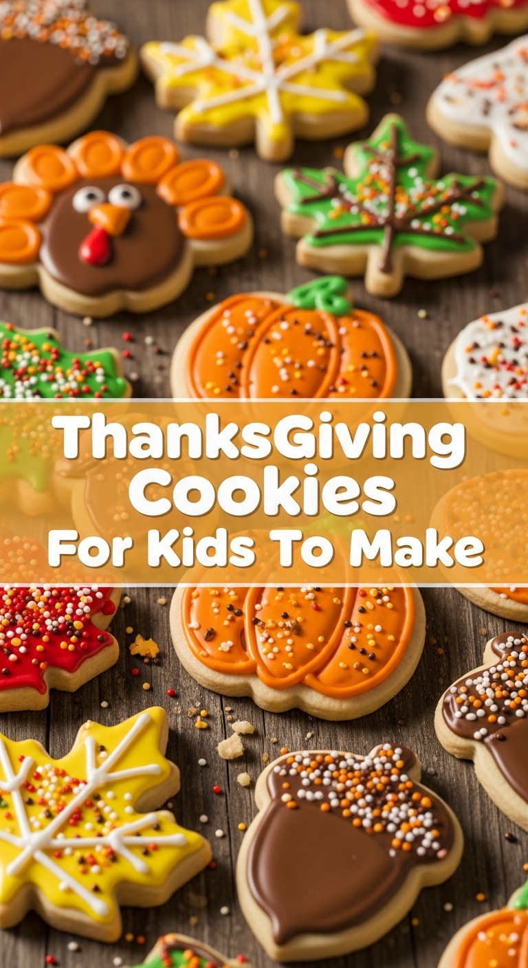 Thanksgiving Cookies For Kids To Make