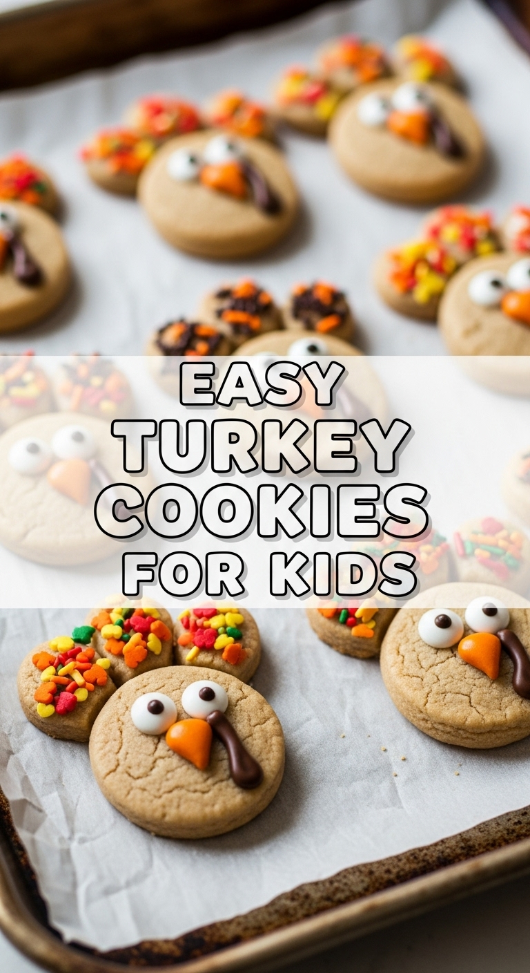 Easy Turkey Cookies For Kids