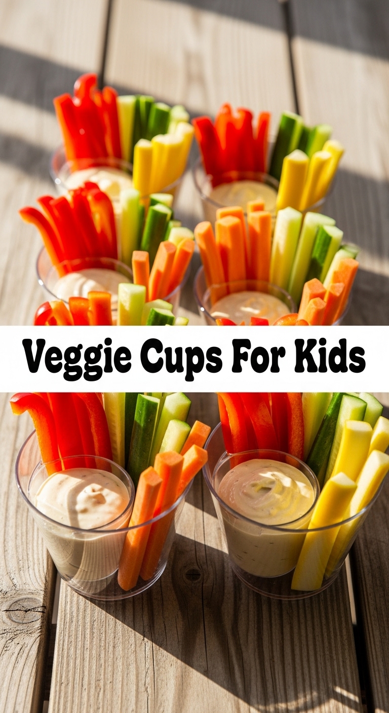Veggie Cups For Kids