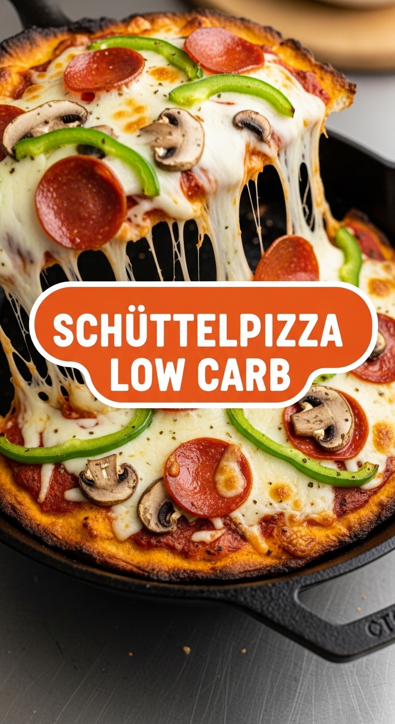 Schã¼Ttelpizza Low Carb