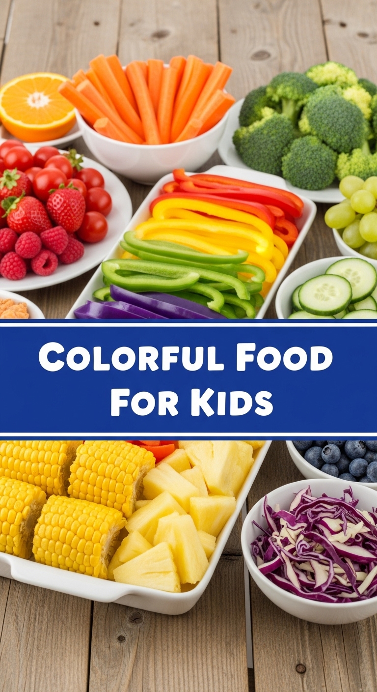 Colorful Food For Kids