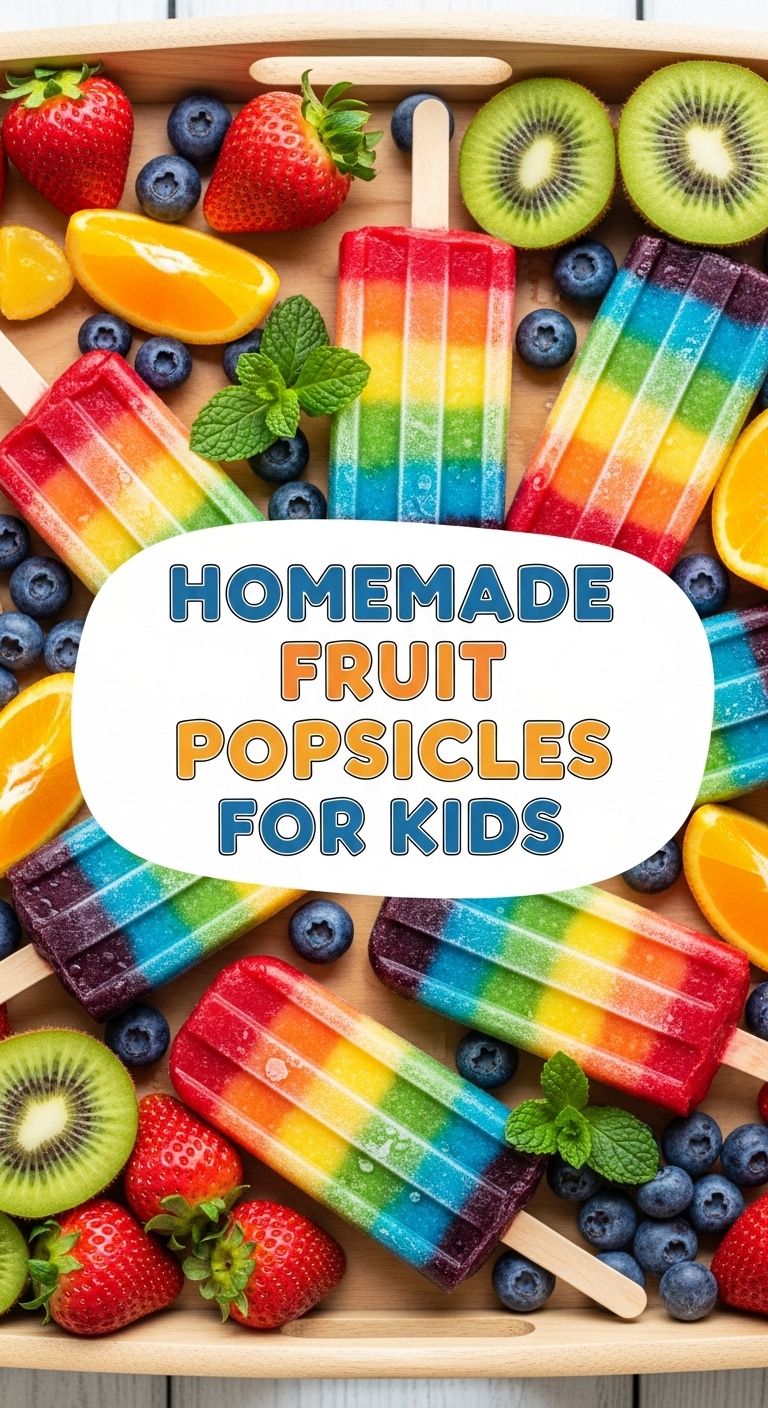 Homemade Fruit Popsicles For Kids