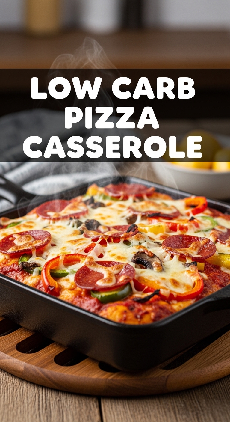 Low Carb Pizza Casserole