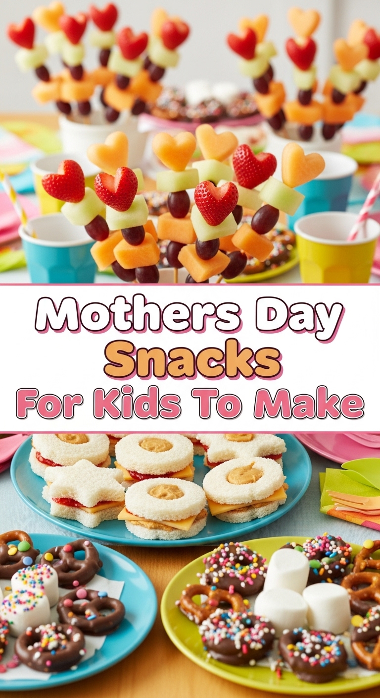 Mothers Day Snacks For Kids To Make