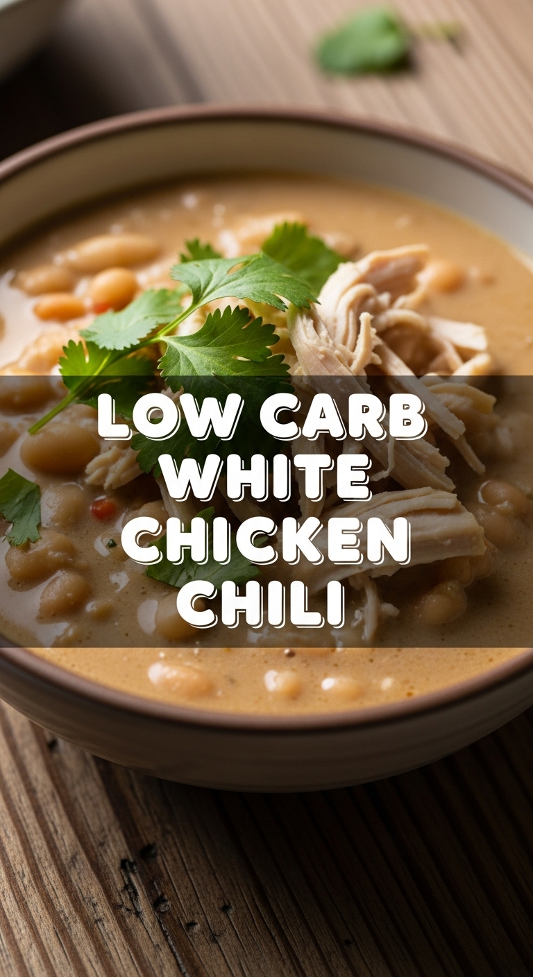 Low Carb White Chicken Chili