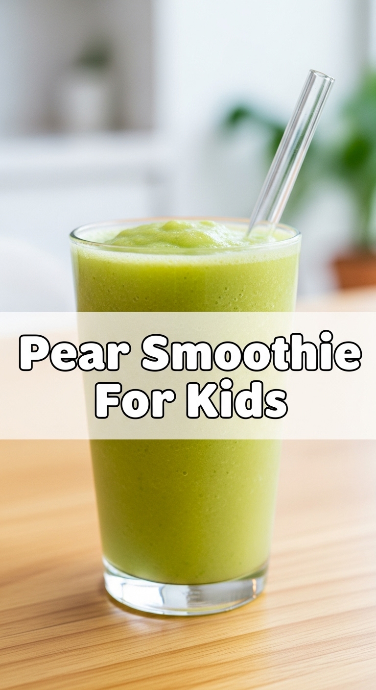 Pear Smoothie For Kids