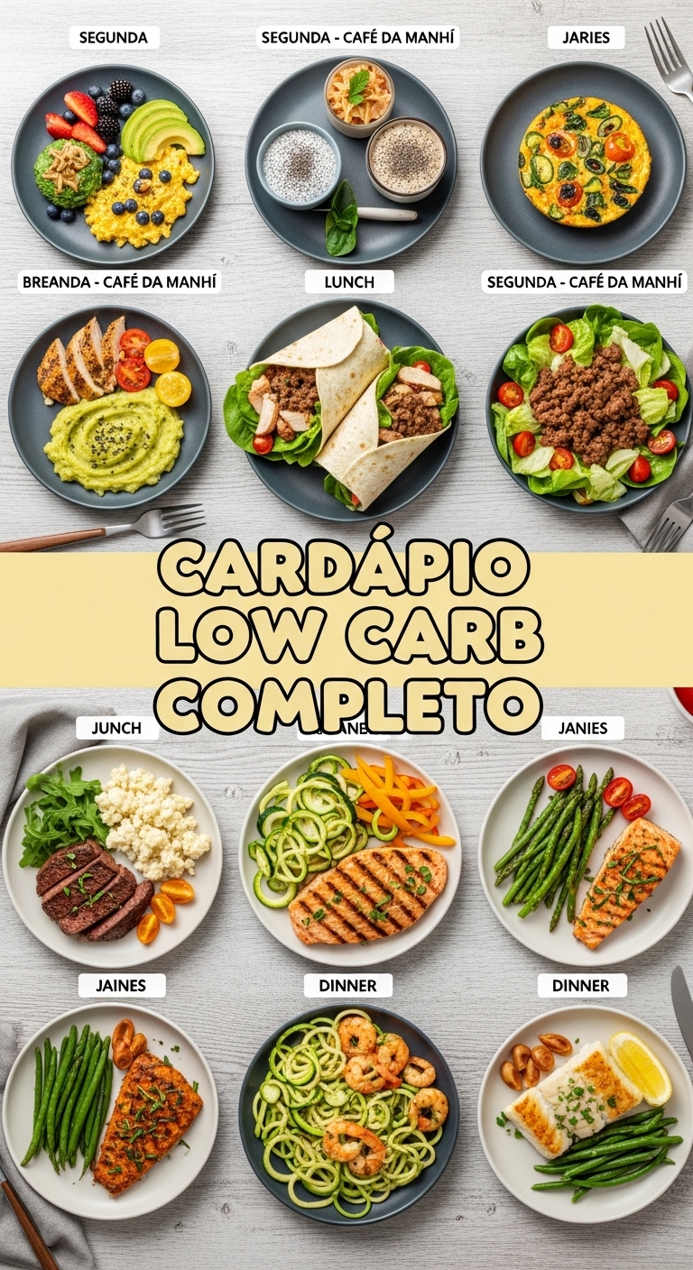 Cardã¡Pio Low Carb Completo