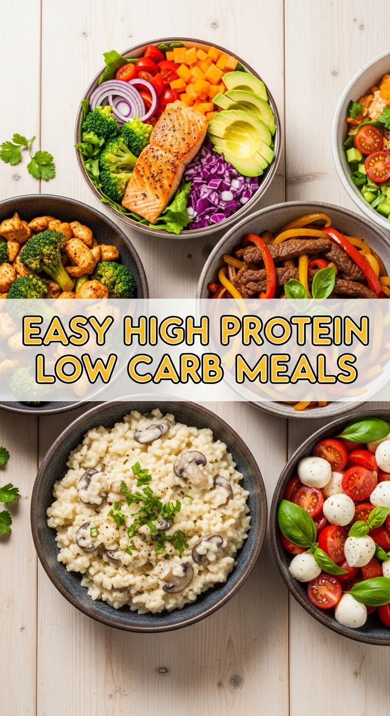 Easy High Protein Low Carb Meals