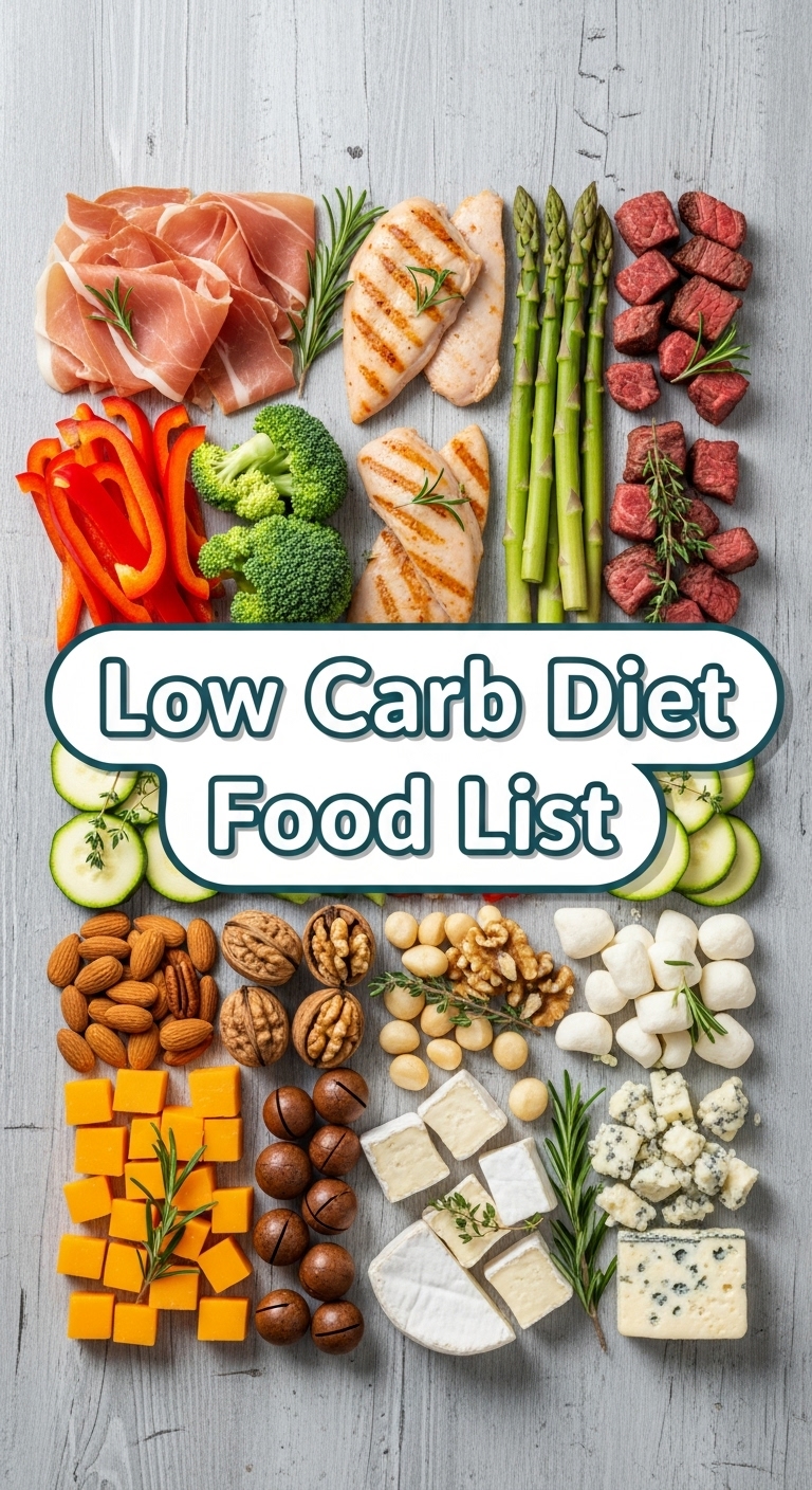 Low Carb Diet Food List