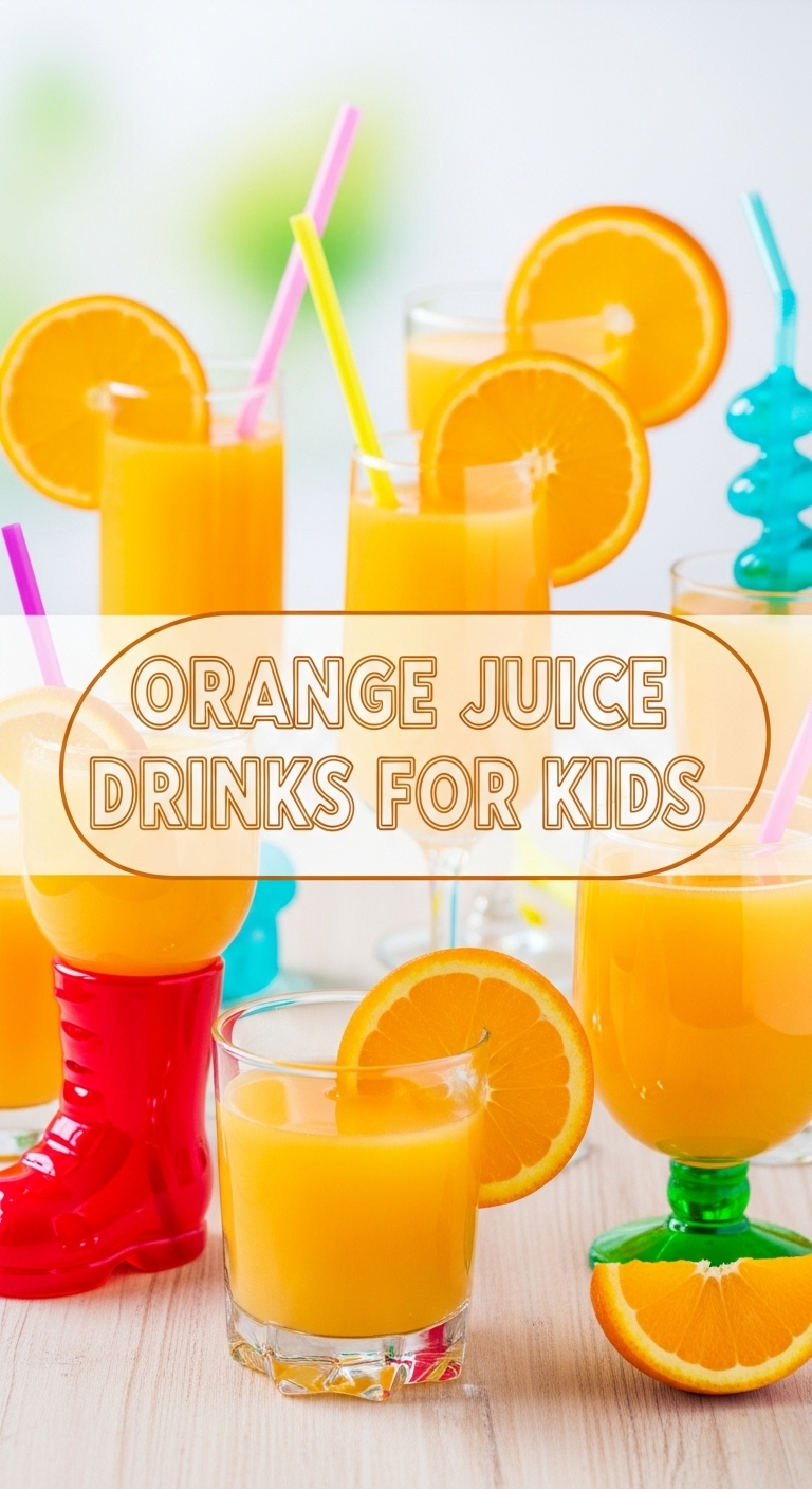 Orange Juice Drinks For Kids