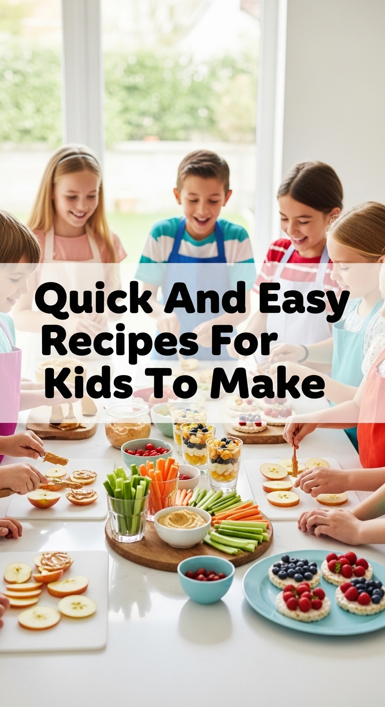 Quick And Easy Recipes For Kids To Make