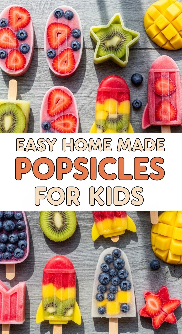 Easy Home Made Popsicles For Kids