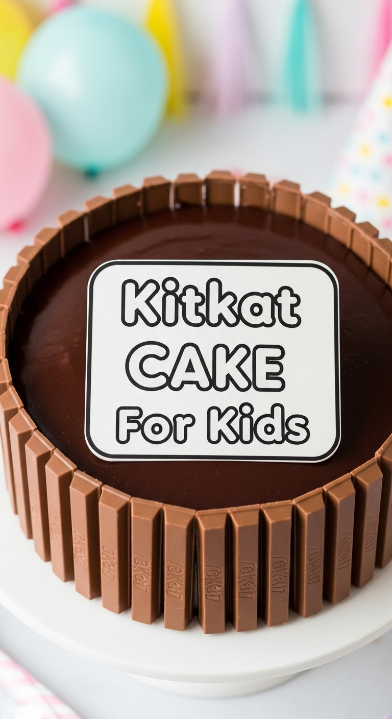 Kitkat Cake For Kids